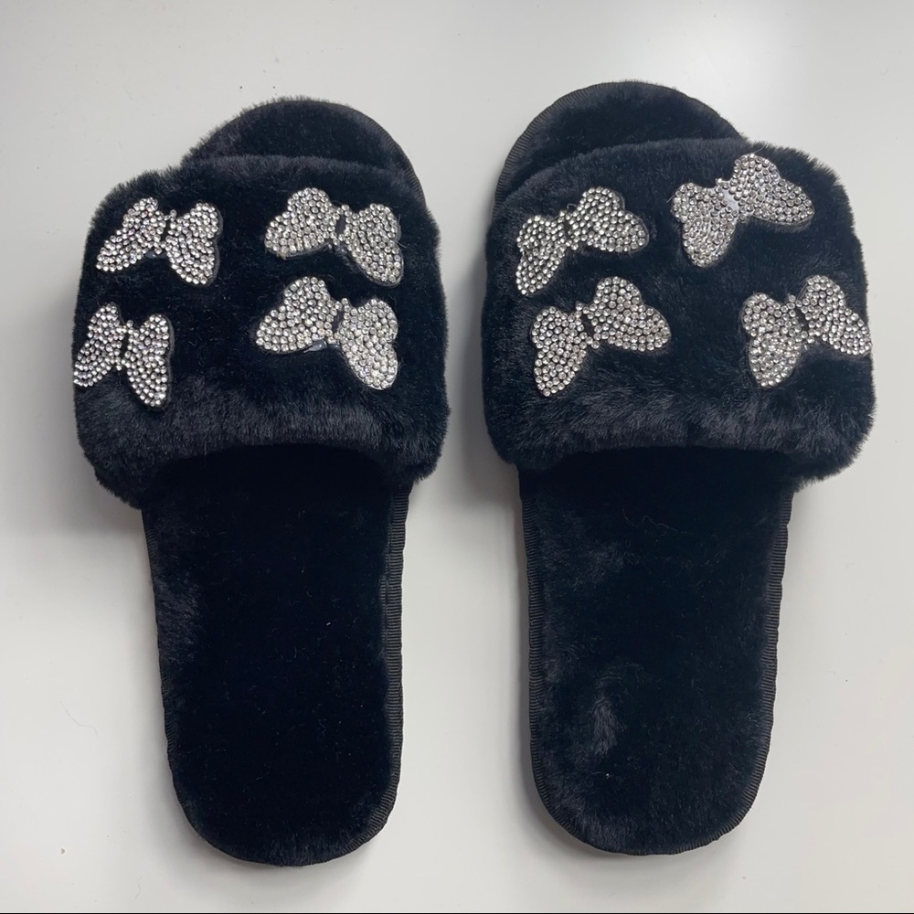 NEW Butterflies Slippers- in Black - Picture 4 of 5